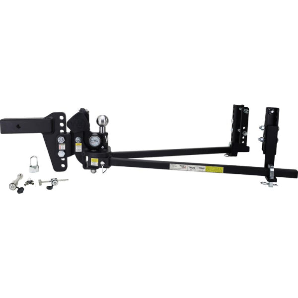 TRUE TOW HEAVYWEIGHT WEIGHT DISTRIBUTION HITCH 6IN DROP 2IN SHANK RATED 18.5K GTWR