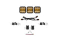 Diode Dynamics SS5 Pro Universal CrossLink 3-Pod Lightbar - Yellow Combo