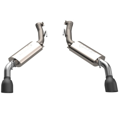 Quick Time black axle-back exhaust