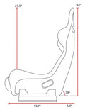 DELTA COMPOSITE SEAT BLACK CLOTH