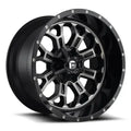 ~(45 lbs. 23X23X12)~ CRUSH 20x9 6x135.00/6x139.70 GLOSS MACHINED DOUBLE DARK TINT (20 mm)