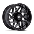 MO812 20X9 5X5.0 1MM GLOSS BLACK MILLED