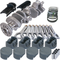 Eagle Chevy 400 3.750in Crank 5.700in H-Beam -5cc Flat Top 4.125in Pistons Rotating Assembly