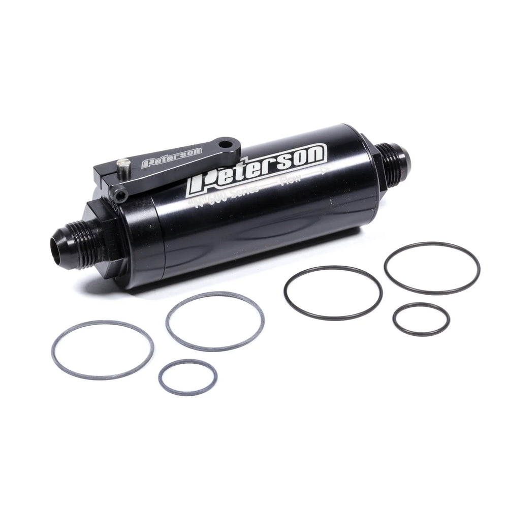 Fuel Filter -10an 100 Micro w/Ball Valve
