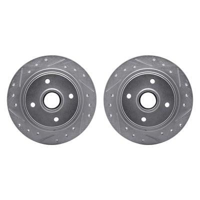 R1 Concepts Brake Rotor- D/S - Silver Fits Honda Prelude