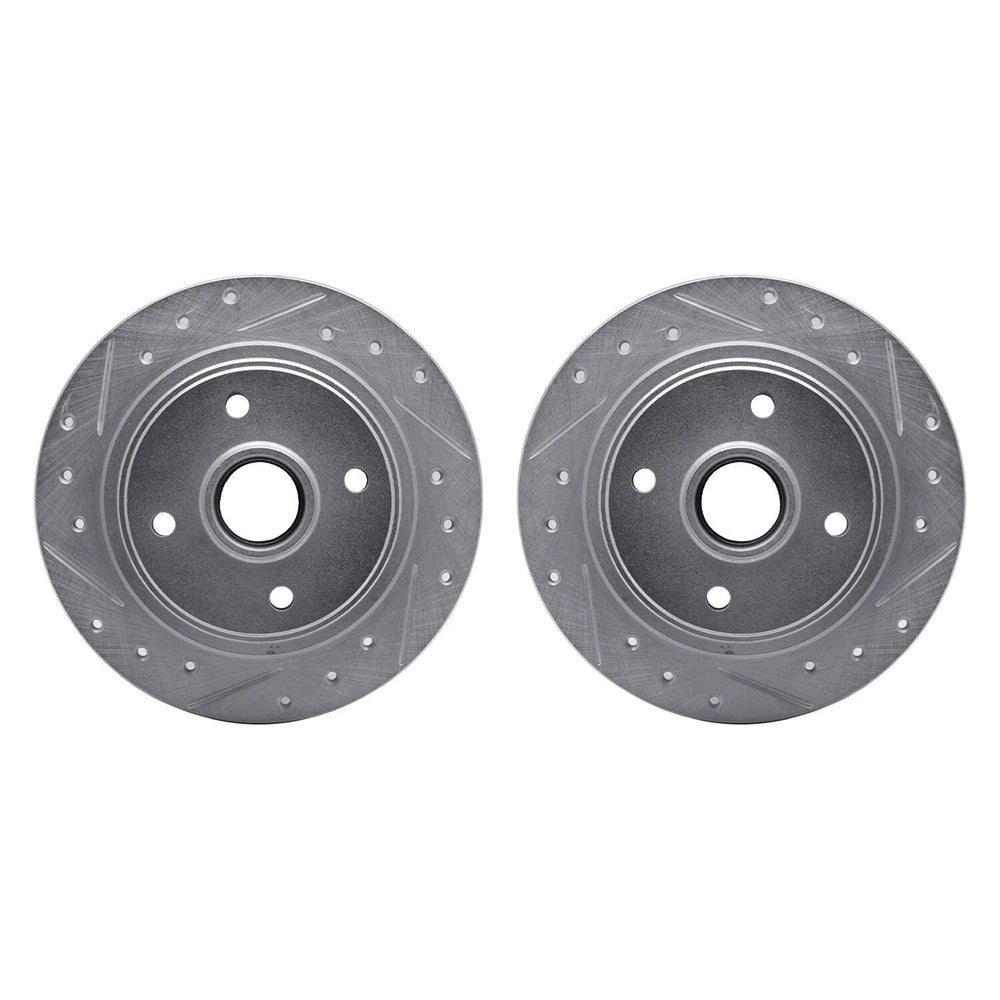 R1 Concepts Brake Rotor- D/S - Silver Fits Honda Prelude