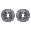 R1 Concepts Brake Rotor- D/S - Silver Fits Honda Prelude