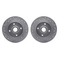 R1 Concepts Brake Rotor- D/S - Silver Fits Honda Prelude