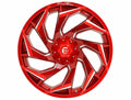 D754 22X12 8X170 GL-RED-MIL -44MM