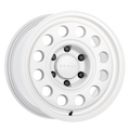 Nomad N501SA Convoy 17x7.5in / 6x130 BP / 50mm Offset / 84.1mm Bore - Gloss White Wheel