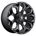 ~(44 lbs. 20X20X11)~ ASSAULT 17x8.5 Blank MATTE BLACK MILLED (14 mm)