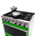 36" GAS PRO-STYLE RANGE + GREEN DOO