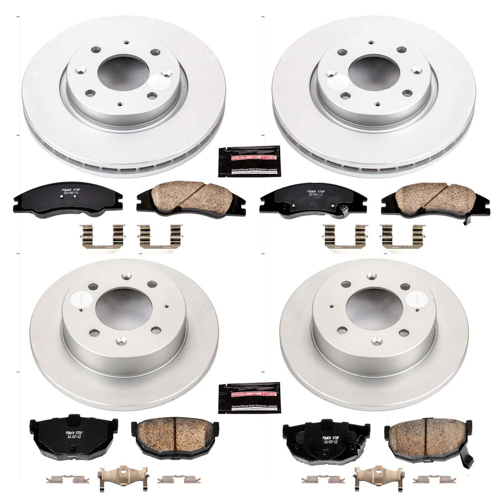 Power Stop 04-09 Kia Spectra Front & Rear Z17 Evolution Geomet Coated Brake Kit