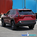 LED TAIL LIGHTS SEQUENTIAL TURN SIGNAL WITH MATTE BLACK HOUSING AND CLEAR LENS - RED LED BAR