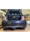 DNA Racing carbon rear strut bar with tie rods kit (4-seater)
