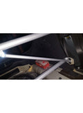 DNA Racing carbon rear strut bar with tie rods kit (4-seater)