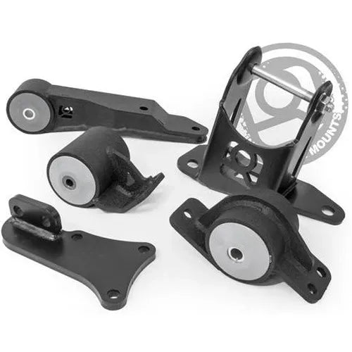 Innovative 00-07 Honda Insight K-Series Black Steel Mounts 85A Bushings (K24 Engine and K20 Trans)