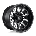 ~(44 lbs. 23X23X12)~ HARDLINE 20x9 5x114.30/5x127.00 GLOSS BLACK MILLED (1 mm)