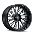 CALI OFF-ROAD PURGE 9114 GLOSS BLACK MILLED 22X12 8-165.1 -51MM 125.2MM