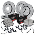 R1 19-25 Cadillac Escalade Front & Rear Brake Rotor Set w/Off-Road/Tow Brake Pads