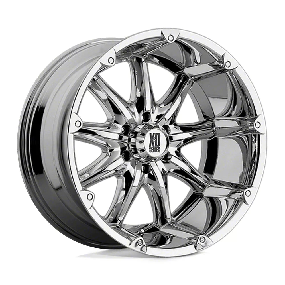 KMC XD SERIES XD779 BADLANDS CHROME PLATED 20x9 8X6.5 bp 4.53 b/s 12 offset