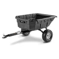 15 CU FT POLY SWIVEL HYBRID TRACTOR/ATV/UTV CART1250LBS CAPACITYBLACK