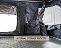 Overland Vehicle Systems HD Bundu 3 - Hard Shell Pop Up Roof Top Tent 3 Person Grey Body Black Rainfly