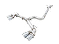 AWE Tuning Mk7 Golf R Track Edition Exhaust w/Chrome Silver Tips 102mm