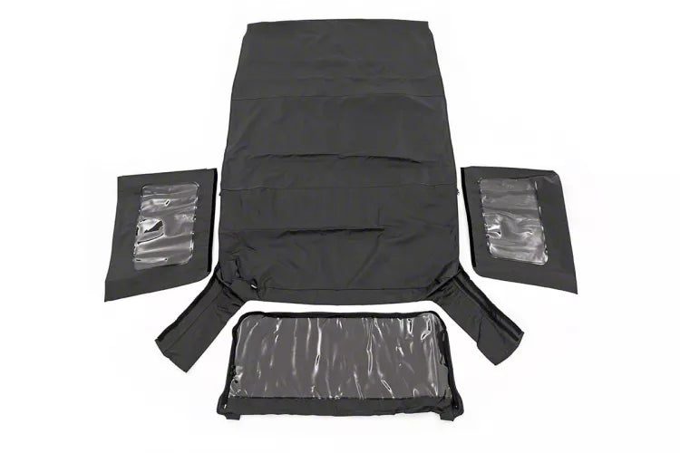 ~(23 lbs. 32X15X12)~ Jeep Replacement Soft Top Black (07-09 JK Wrangler 4 Door)