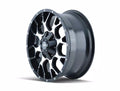 Mayhem 8015 Warrior 17x9 / 8x165.1 BP / 18mm Offset / 130.8mm Hub Gloss Black Machined Wheel