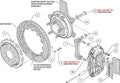 Wilwood Narrow Superlite 4R Rear Kit 12.88in Red 97-04 Corvette C5/Z06