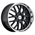 ~(34 lbs. 21X21X11)~ TSW TREMBLANT 19x9.5 5/120 ET45 CB76.1 GLOSS BLACK W/MIRROR CUT LIP