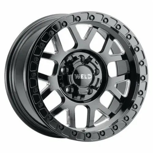 Weld Off-Road W104 17X8.5 Cinch 5X100 5X114.3 ET38 BS6.25 Satin Black / Gloss Black 72.56