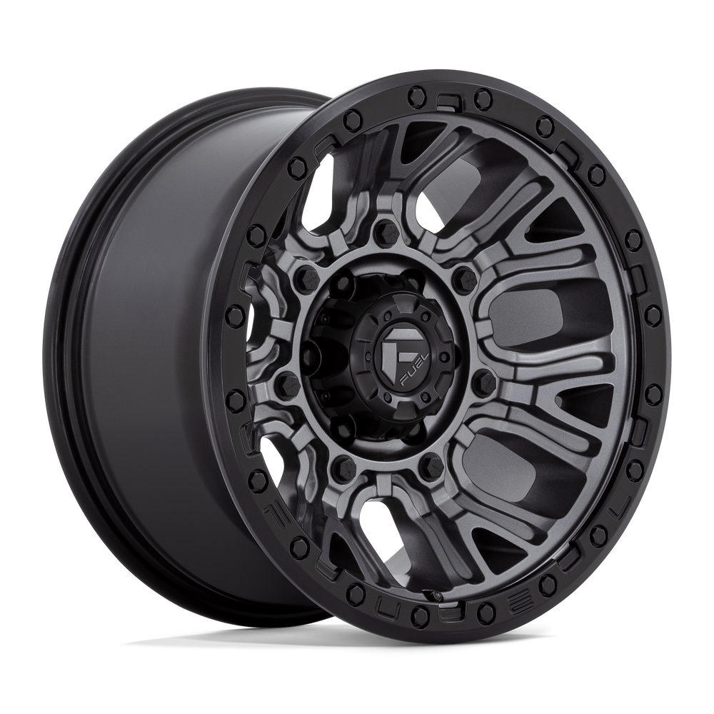 D825 17X9 5X5.0 M-GNMTL BLK-RG 1MM