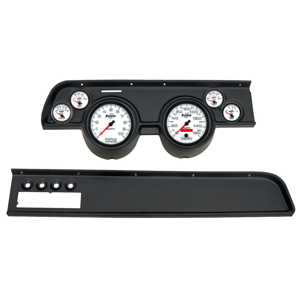 6768 MERCURY COUGAR AC 33/8IN X 2 & 21/16IN X 4 DIRECT FIT DASH KIT PHANTOM I