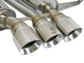 aFe cat-back exhaust installed view