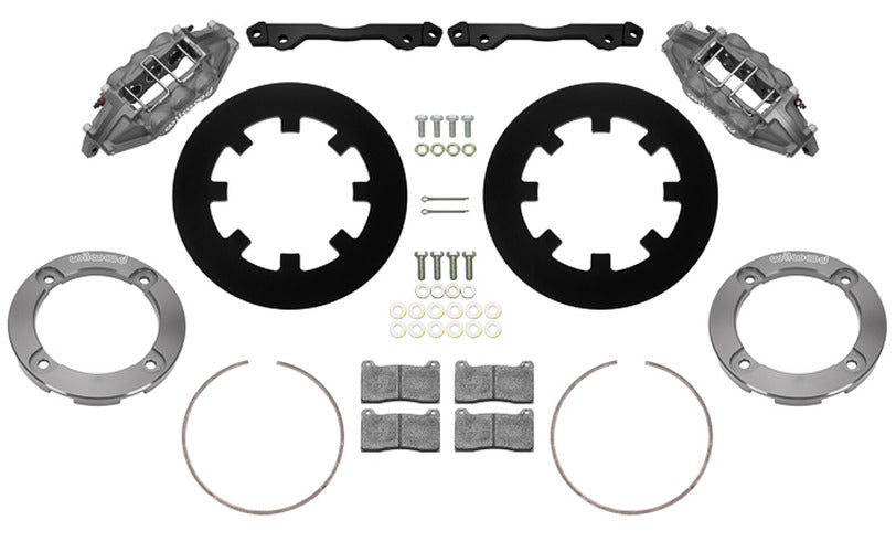 Wilwood 19-22 Honda Talon 1000 Type-III HA 6-Piston Front Kit 11.25in - Plain Face Steel Rotors