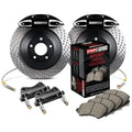 Stoptech 02-06 Acura RSX Front BBK w/ Black ST-41 Caliper Touring Drilled Rotors