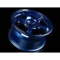 Advan GT Premium Version 19x10.5 / +25 ET / 5x114.3 / 73mm Bore / Racing Titanium Blue