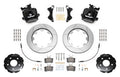 Wilwood 03-08 Audi A4 Caliper-Combination Parking Brake Rear 12.19 Rotor - Red
