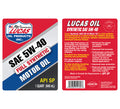 SYNTHETIC SAE 5W40 MOTOR OIL/1X1/55 GALLON DRUM