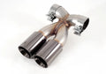 AWE Tuning muffler installed view