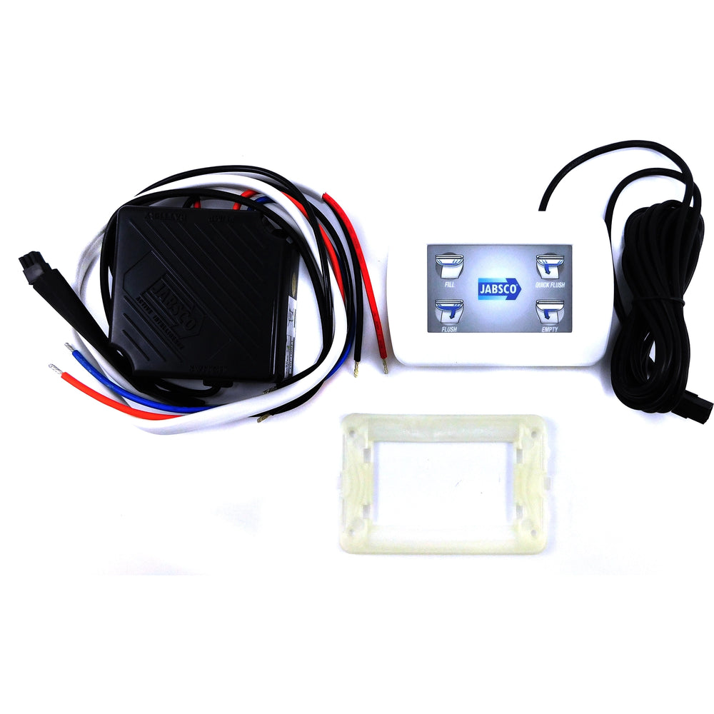 JABSCO DLX FLSH 17'TOILT VERT W/SOL