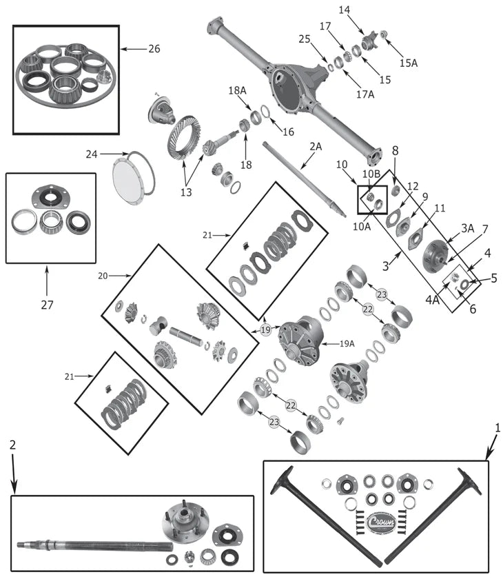 RR DISC BRK CONVERSION JEEP