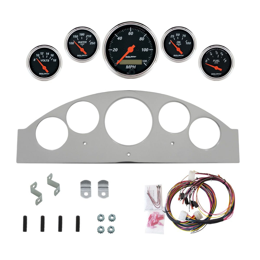AutoMeter black gauge