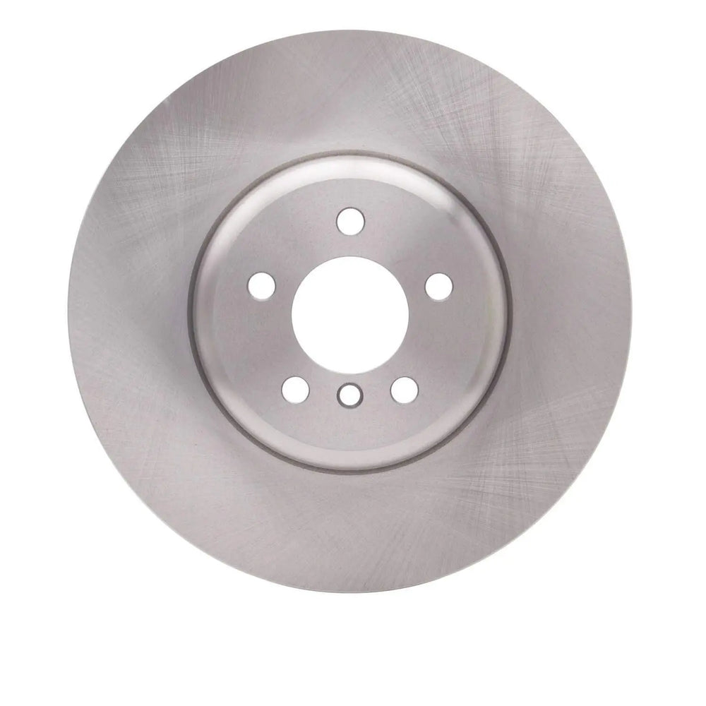 R1 09-17 BMW 550i GT Left Front Drilled Black Brake Rotor