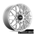 Wheel Pros R167 19X8.5 5X4.25/4.5 SILVER 45MM