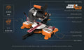 20V POWER SHARE 7.25IN CORDLESS SLIDING COMPOUND MITER SAW