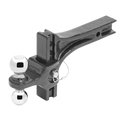 CLS III/IV ADJUSTABLE DUAL BALL MOUNT W/2IN/2 5/16IN CHROME BALLS