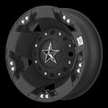 KMC Wheels black auto part